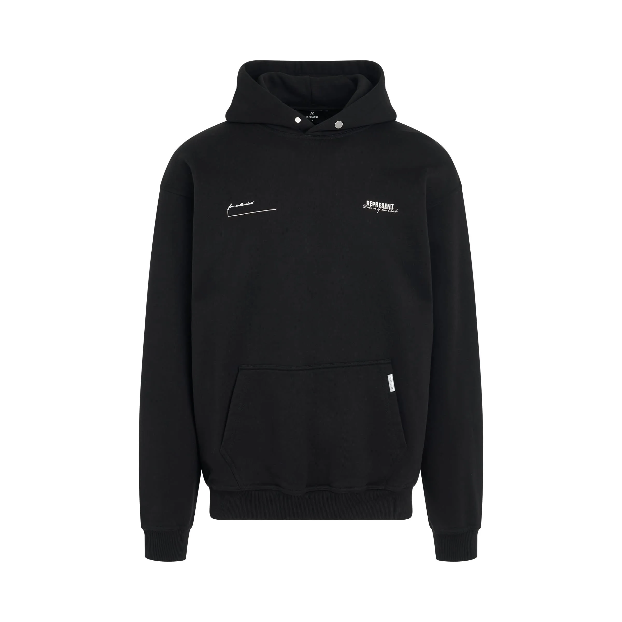 Patron of the Club Hoodie in Black