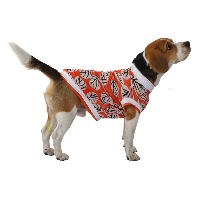 Pawsindia Blossom T-Shirt For Dog, Orange