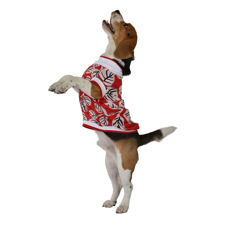 Pawsindia Blossom T-Shirt For Dog, Red