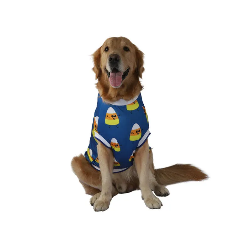 Pawsindia Candyman T-Shirt For Dog, Blue