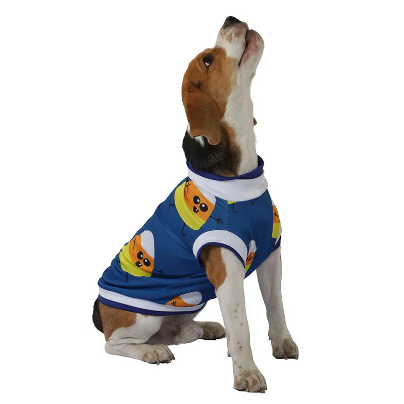 Pawsindia Candyman T-Shirt For Dog, Blue