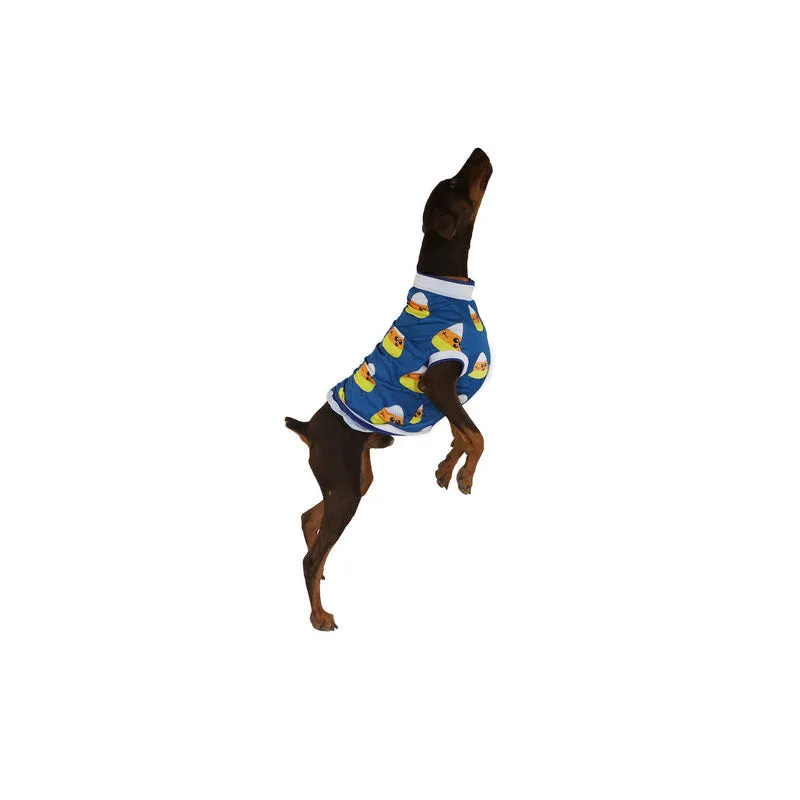 Pawsindia Candyman T-Shirt For Dog, Blue