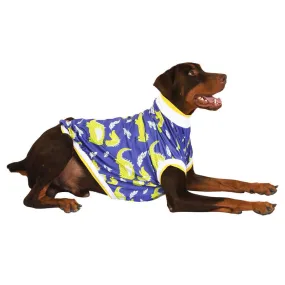 Pawsindia Dracarys T-Shirt For Dog, Blue