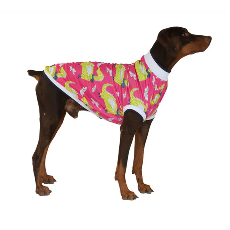 Pawsindia Dracarys T-Shirt For Dog, Pink