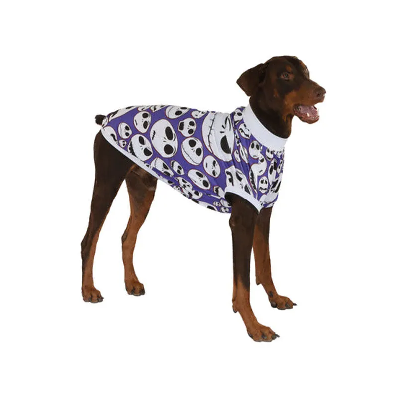 Pawsindia Skull T-Shirt For Dog, Purple