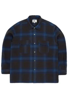 Pilgrim Surf   Supply Vincent Longsleeve Shirt - Navy