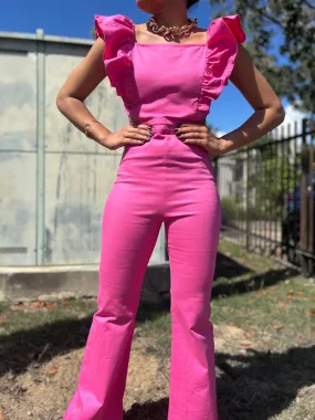 Pink Ruffles Jumpsuit