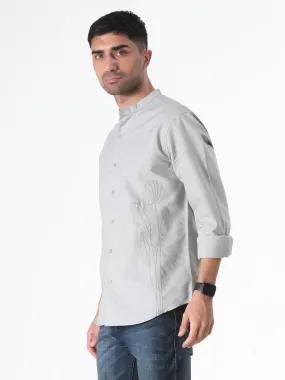 Pista Cream Full Sleeve Shirt - Men's Semi Casual