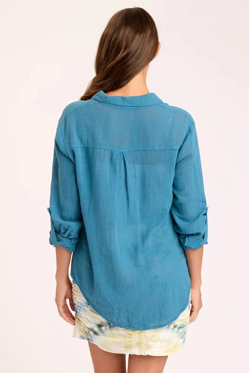 Porter Gauze Blouse - Safe Harbor