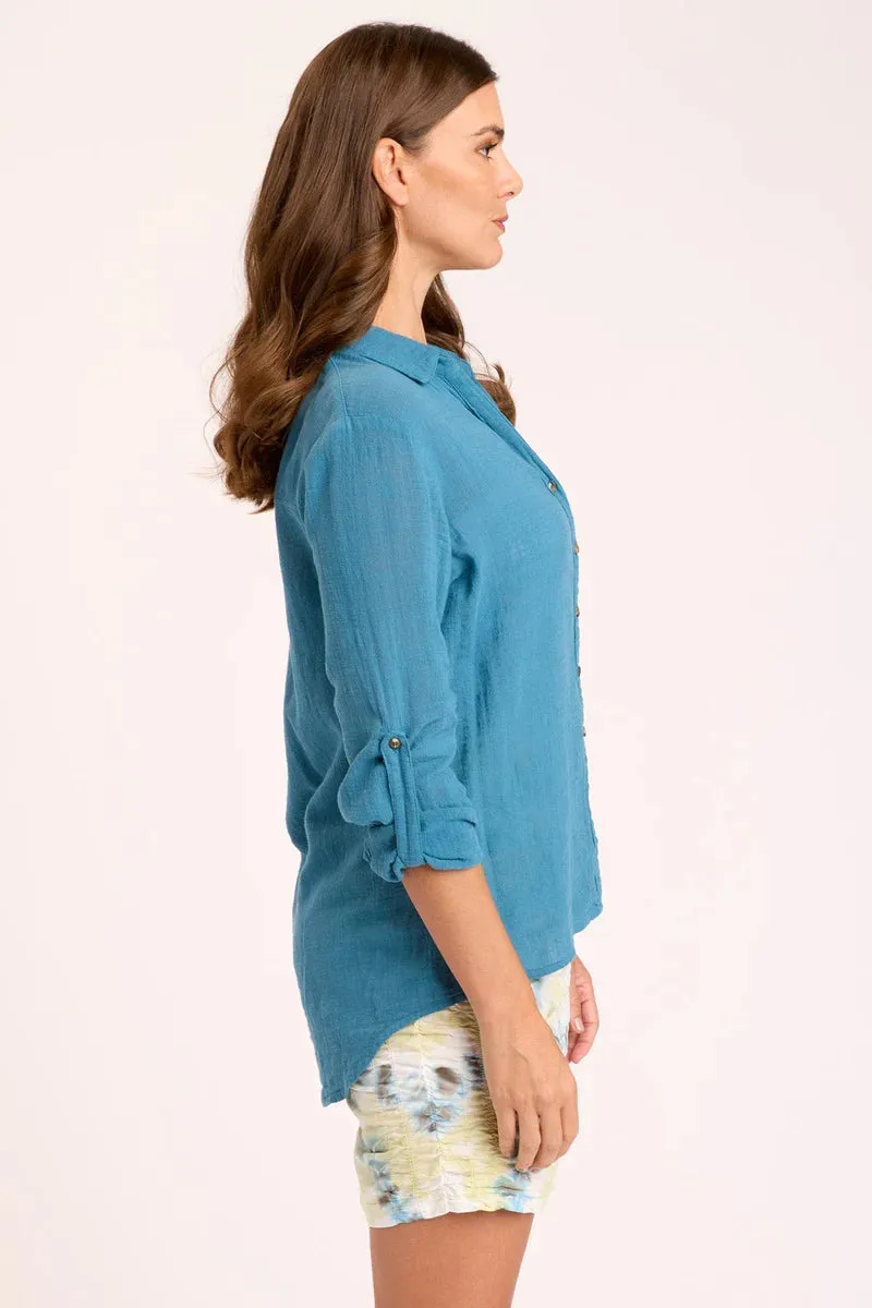 Porter Gauze Blouse - Safe Harbor