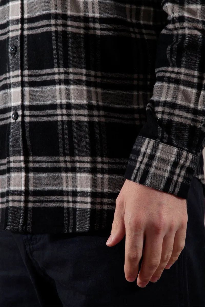 Portuguese Flannel B&B Checked ESP Shirt (Black / Grey)