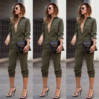 "Attention" one piece fashion romper jumpsuit