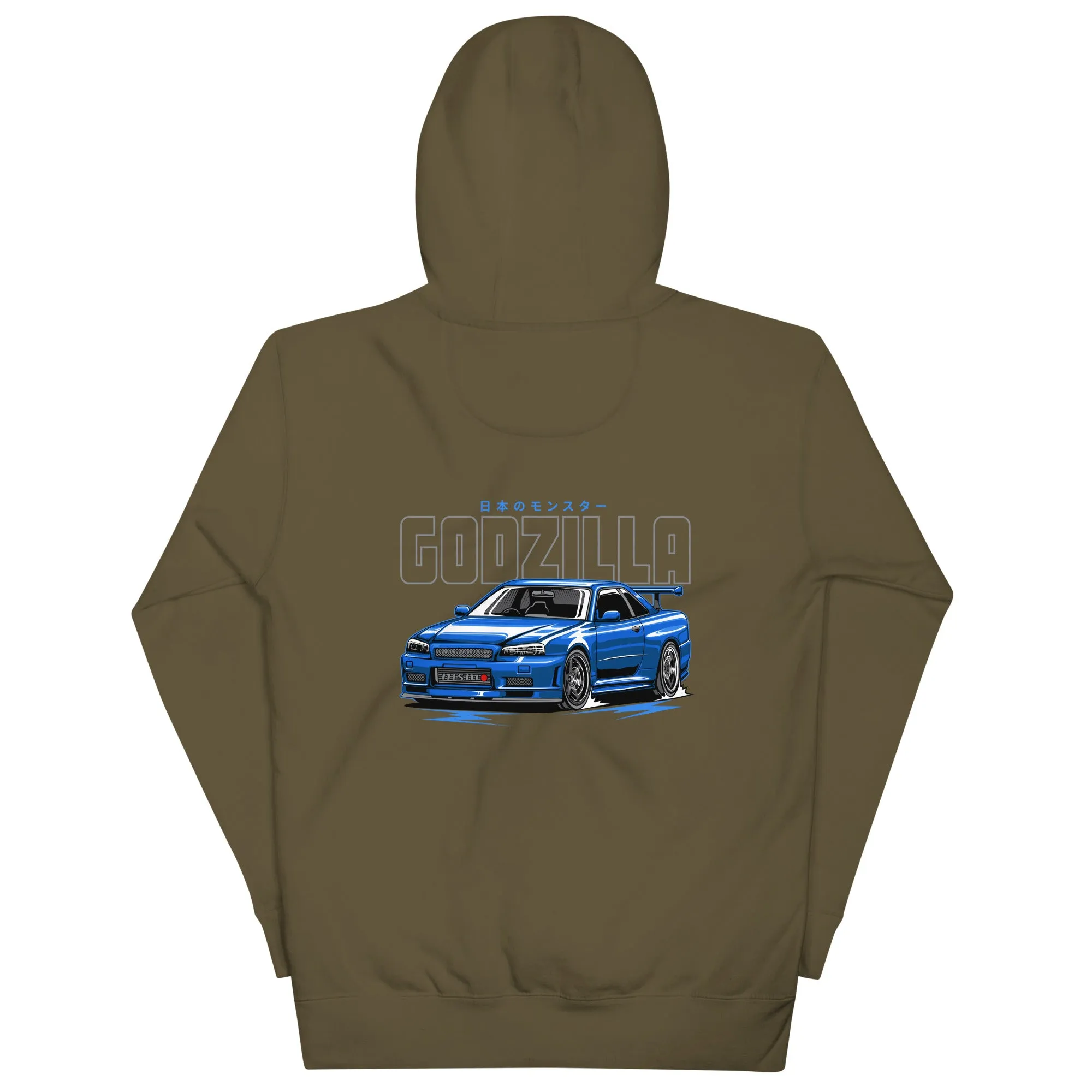 R34 Godzilla Premium Car Culture Hoodie