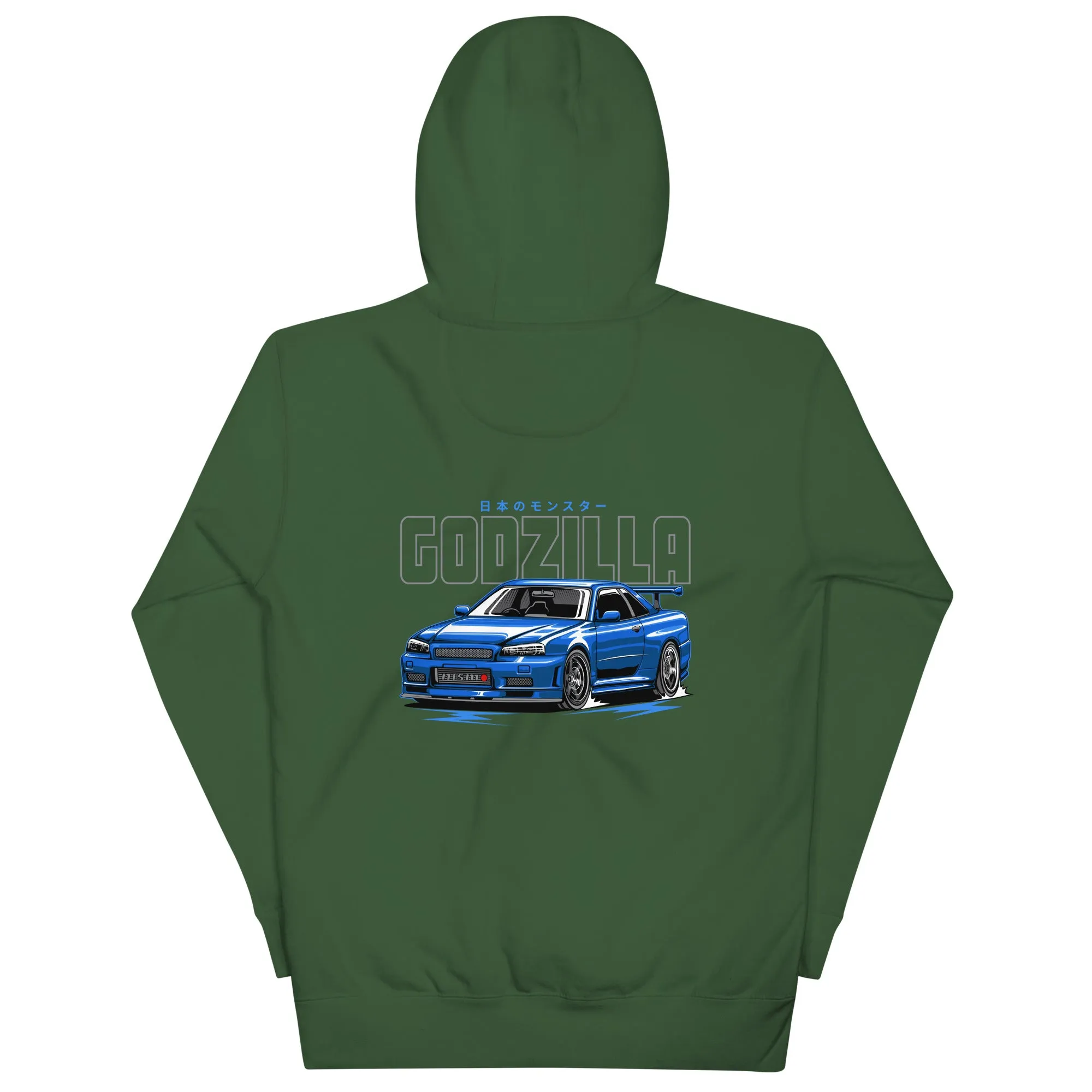 R34 Godzilla Premium Car Culture Hoodie