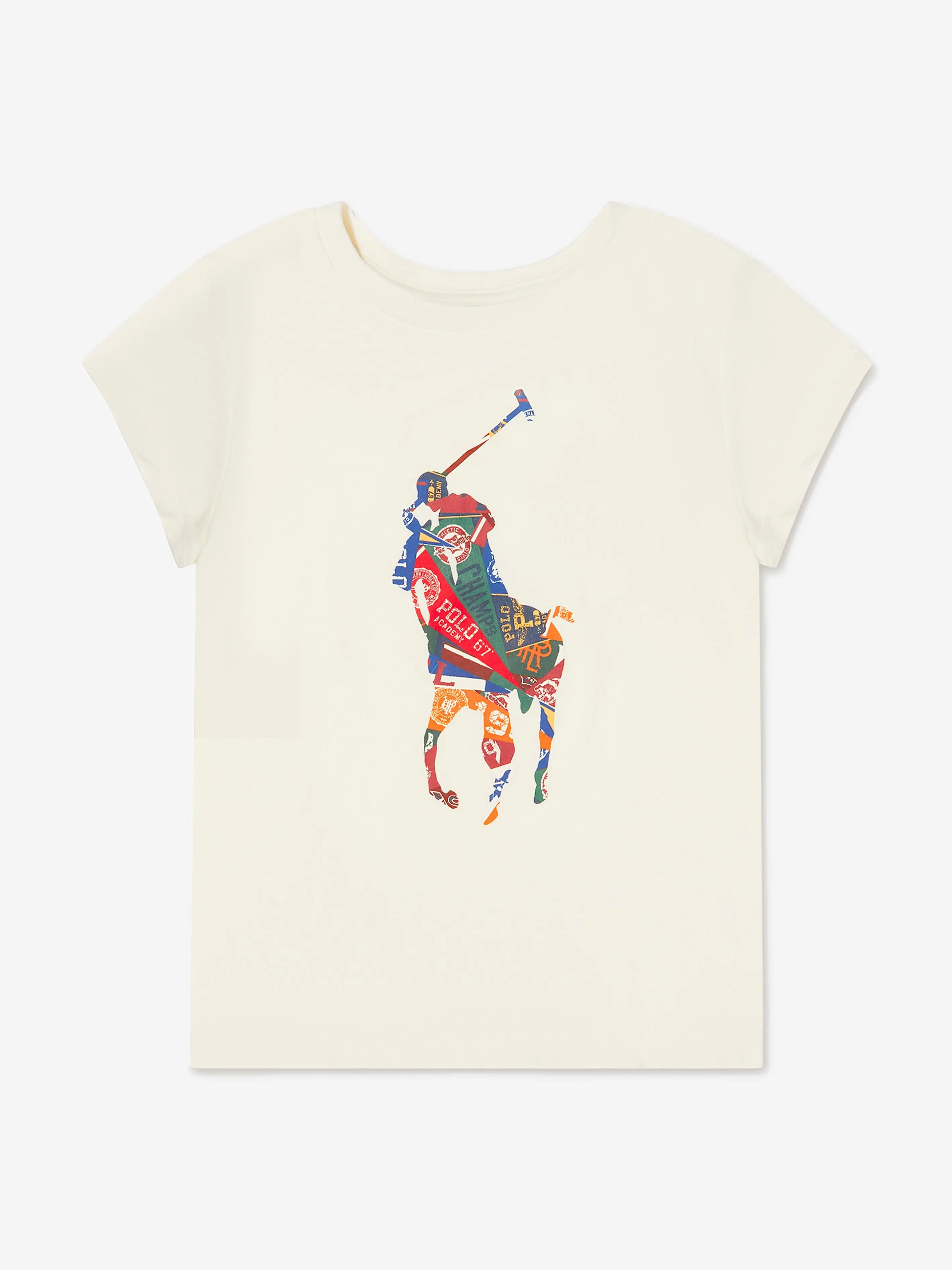 Ralph Lauren Girls Big Pony Logo T-Shirt