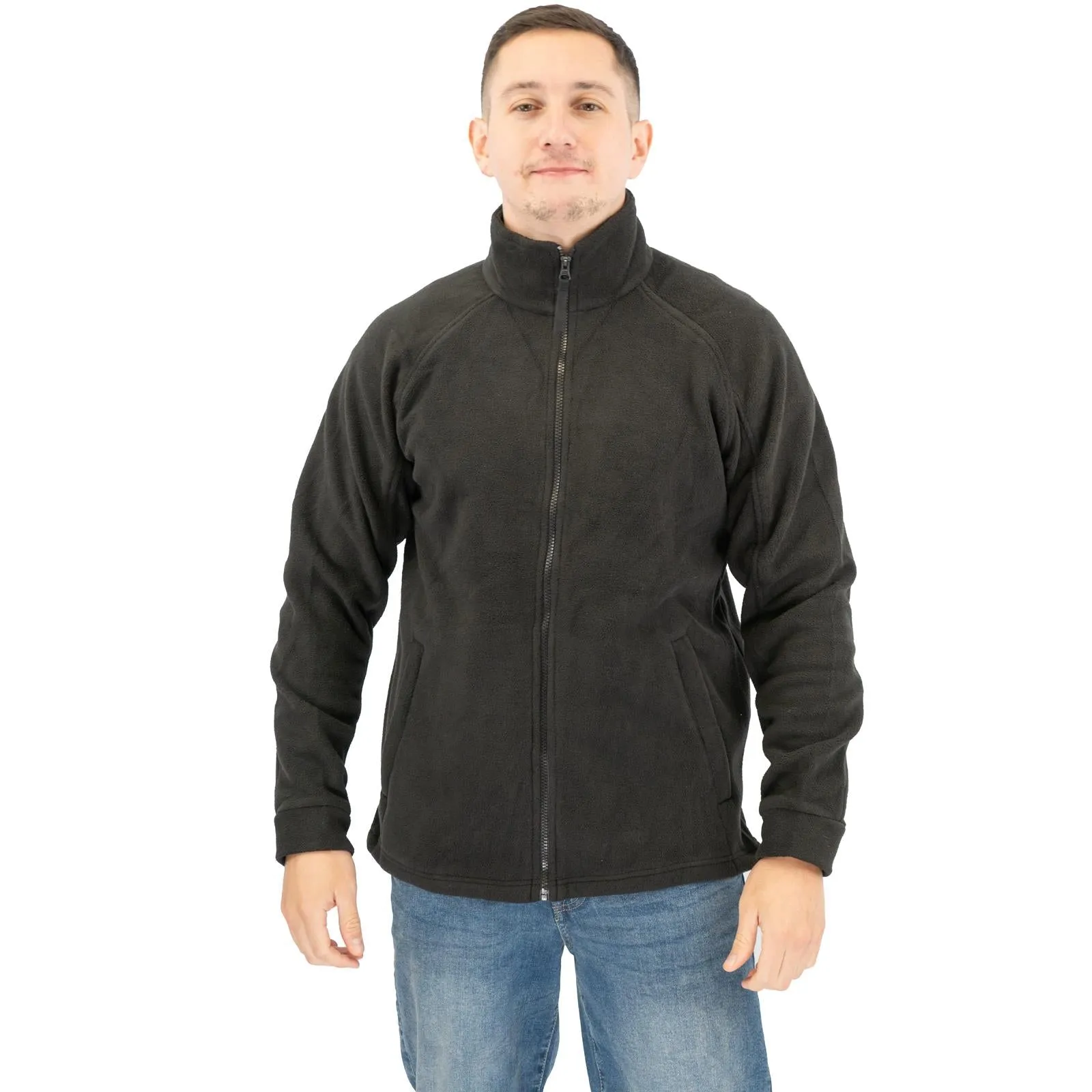 Regatta Thor Men's Fleece Jacket Black Full Zip