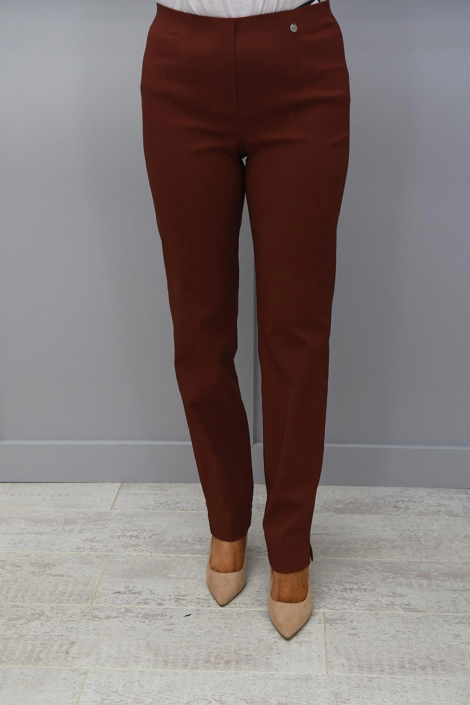 Robell Marie Full Length Trousers Copper 290 - 51412 5499 290