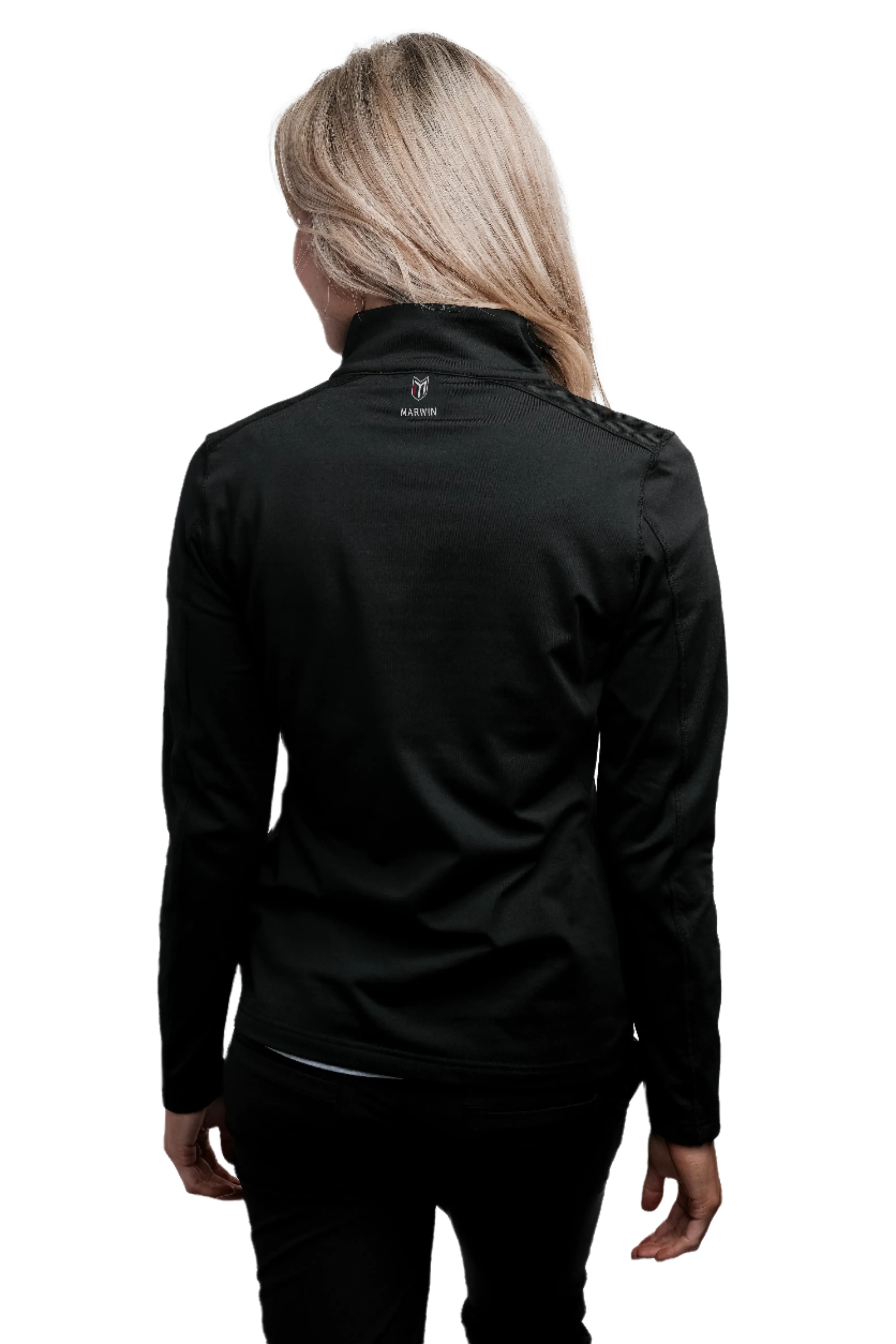 Rova Black Women's Quarter Zip Pullover