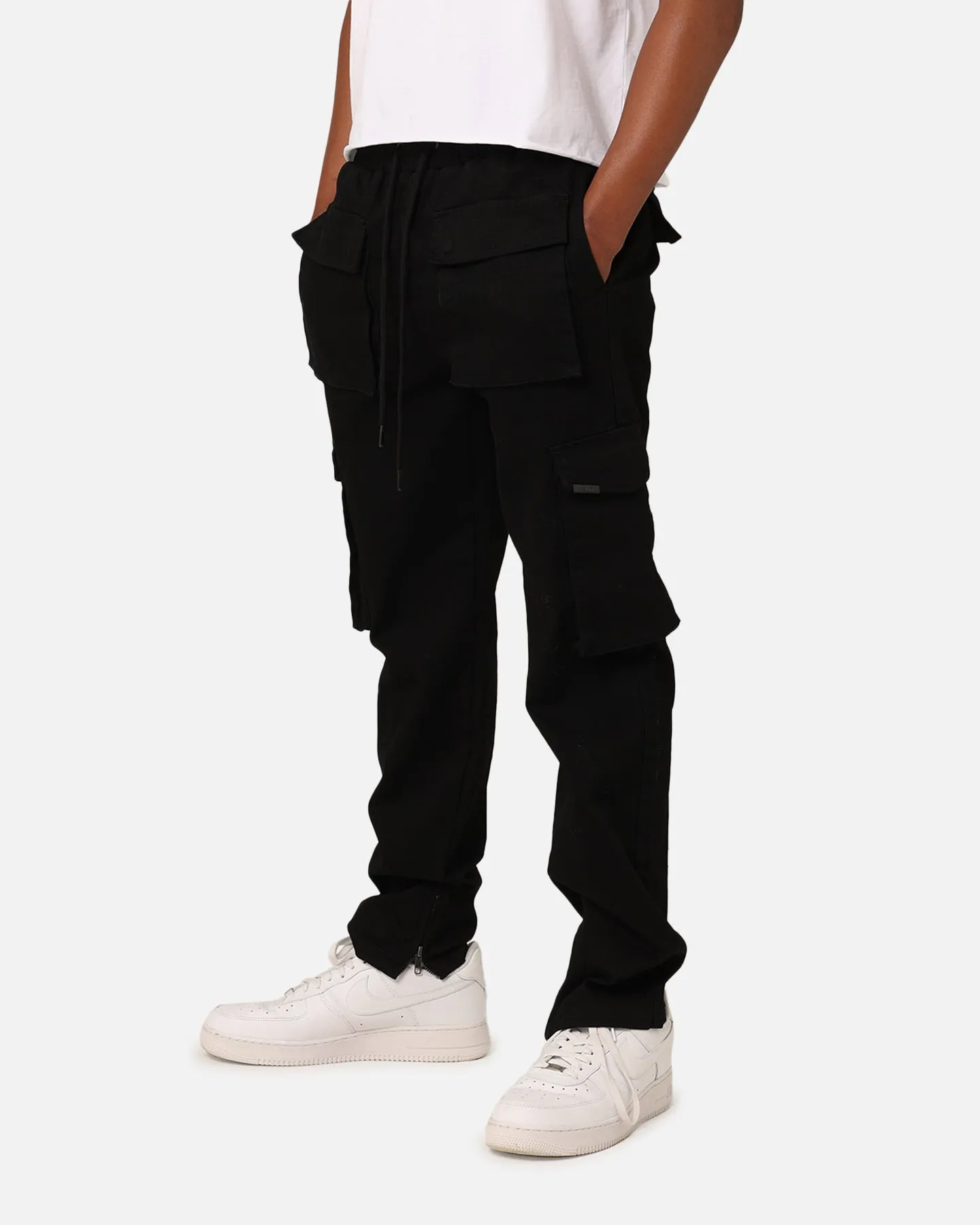 Saint Morta Infantry Relaxed Cargo Pants Black