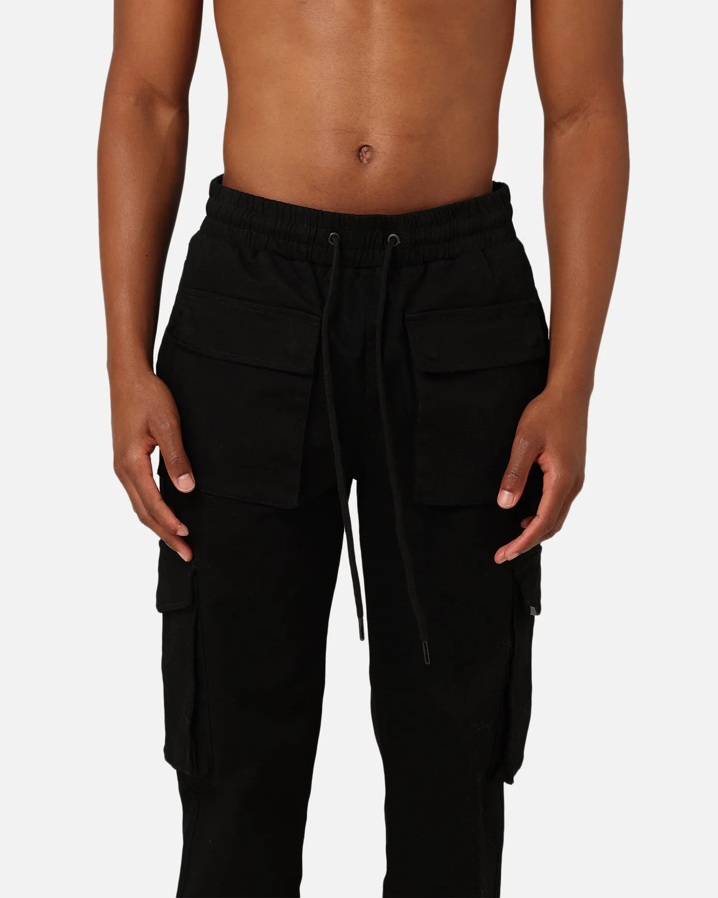 Saint Morta Infantry Relaxed Cargo Pants Black