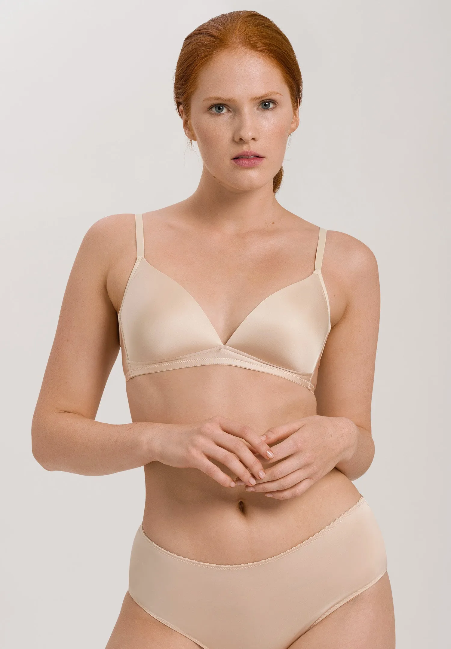 Satin Deluxe Soft Cup Bra | Natural 71071-858