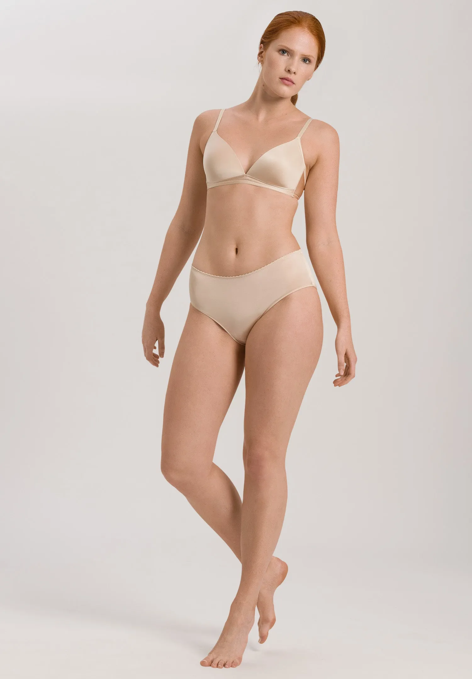 Satin Deluxe Soft Cup Bra | Natural 71071-858