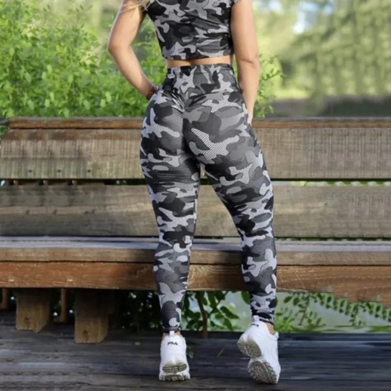 Short Sleeve High Waist T-Shirt Sweatpants Sports Two Piece Set For Women S 91788