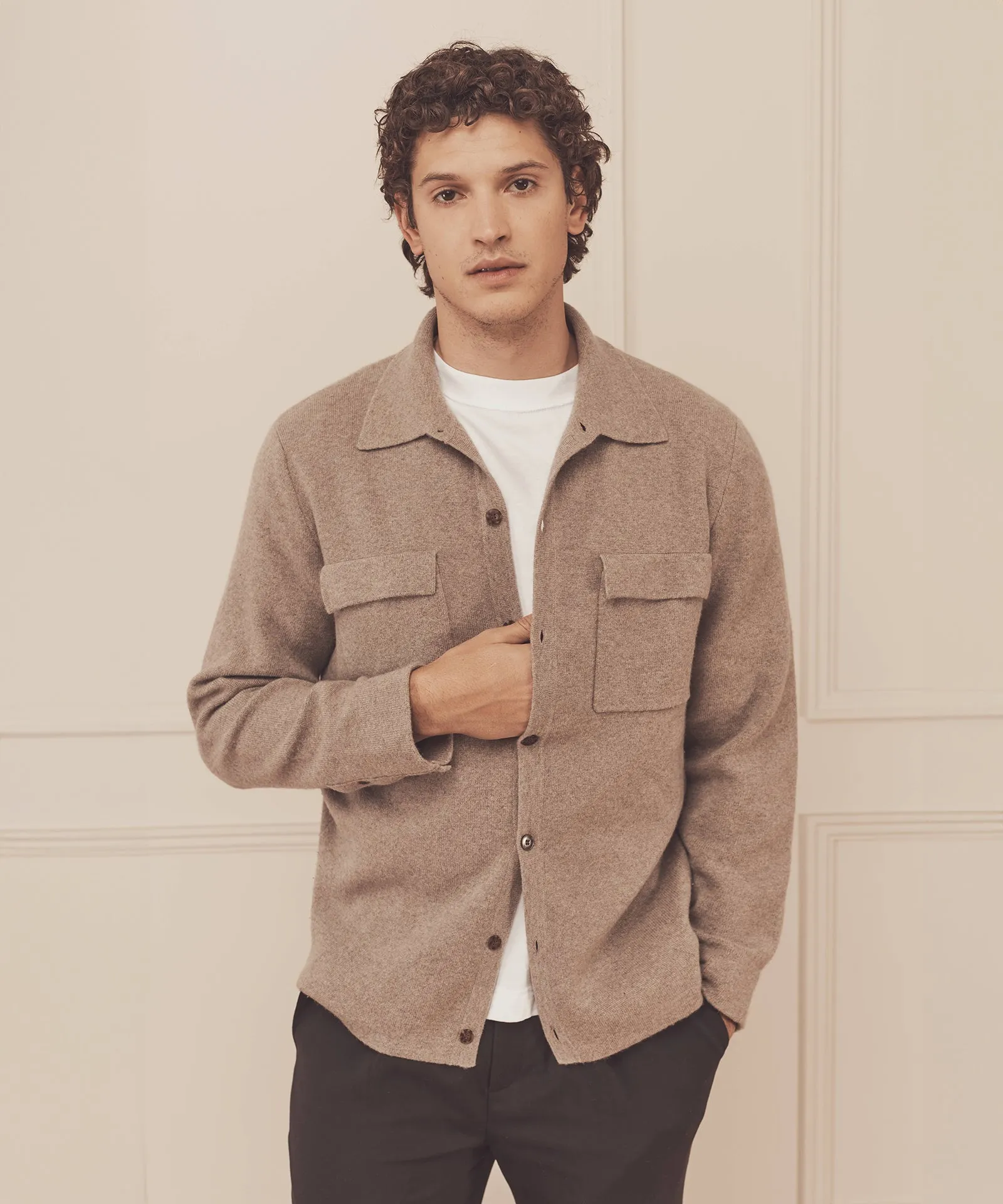 Signature Cashmere Field Shirt Jacket