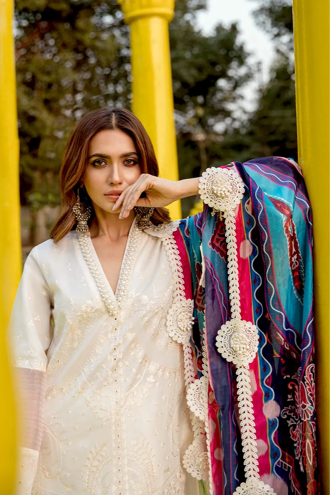 So Kamal X Ali Xeeshan Luxury Lawn Collection 2021 – Purana Khat (B)