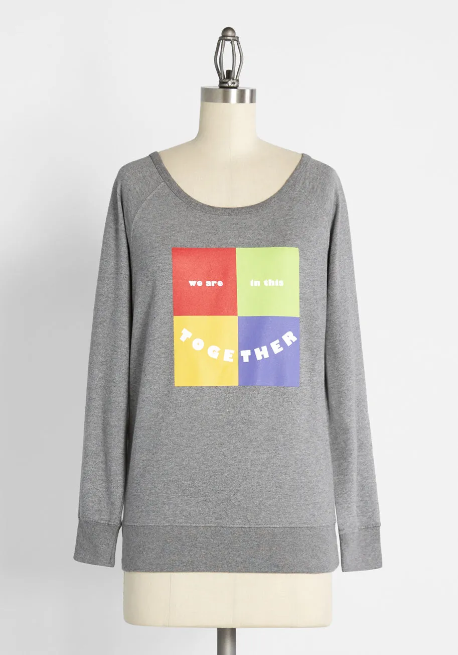 Solidarity Squared Graphic Sweatshirt