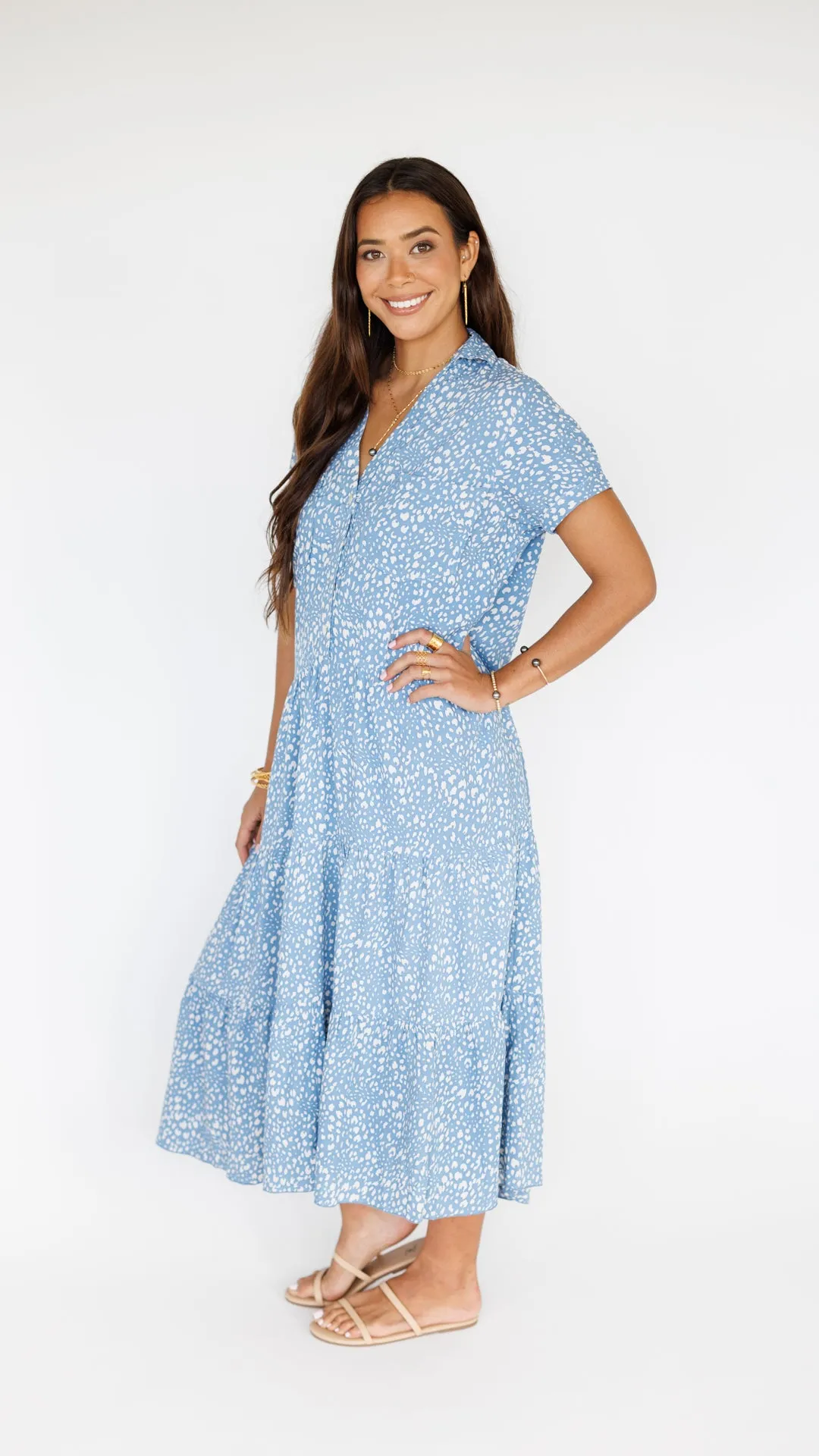 Stella Dress / Speckled Sky