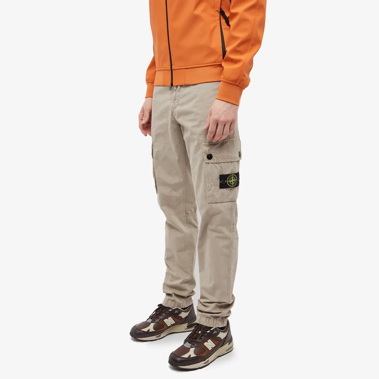 Stone Island Brushed Cotton Cargos