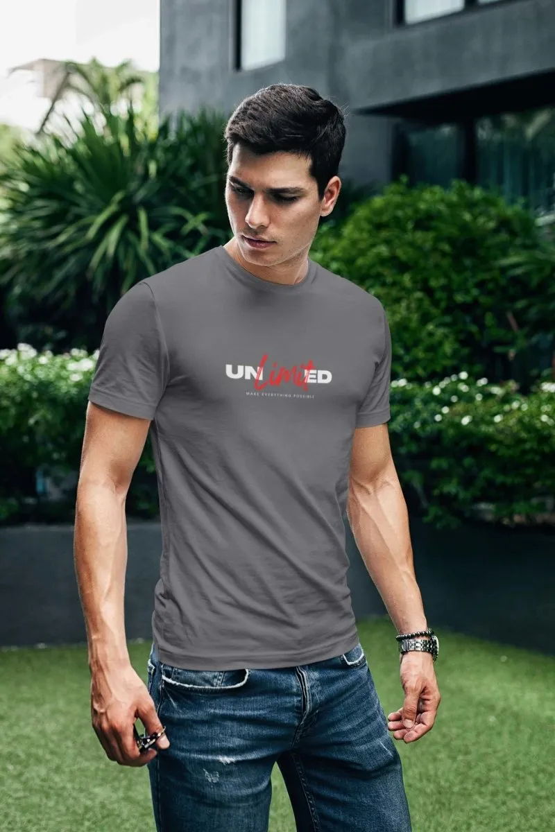 Stylish T-Shirts For Men 'Unlimited' Design