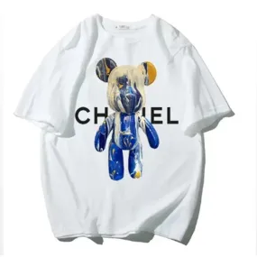 Summer T-shirt Luxury Brand Street High-quality Cotton Short-sleeved Kids Size