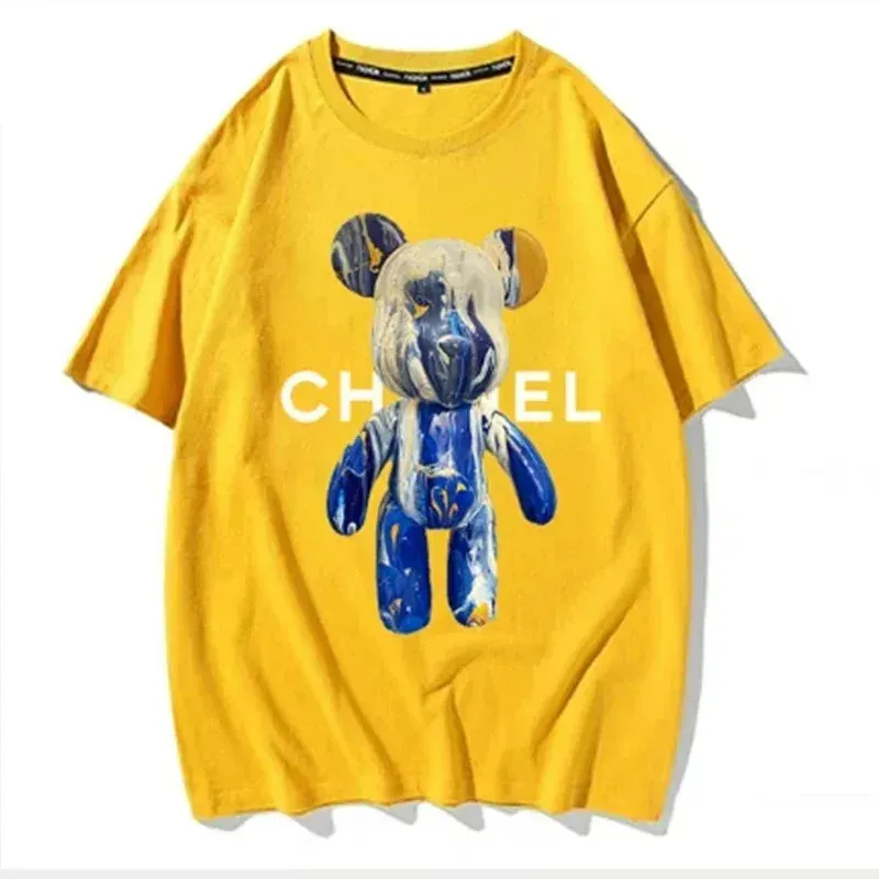 Summer T-shirt Luxury Brand Street High-quality Cotton Short-sleeved Kids Size