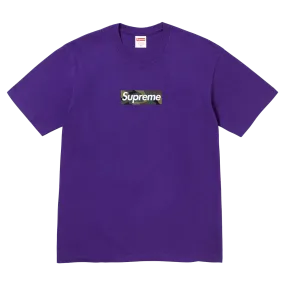 Supreme Box Logo Tee Purple FW23