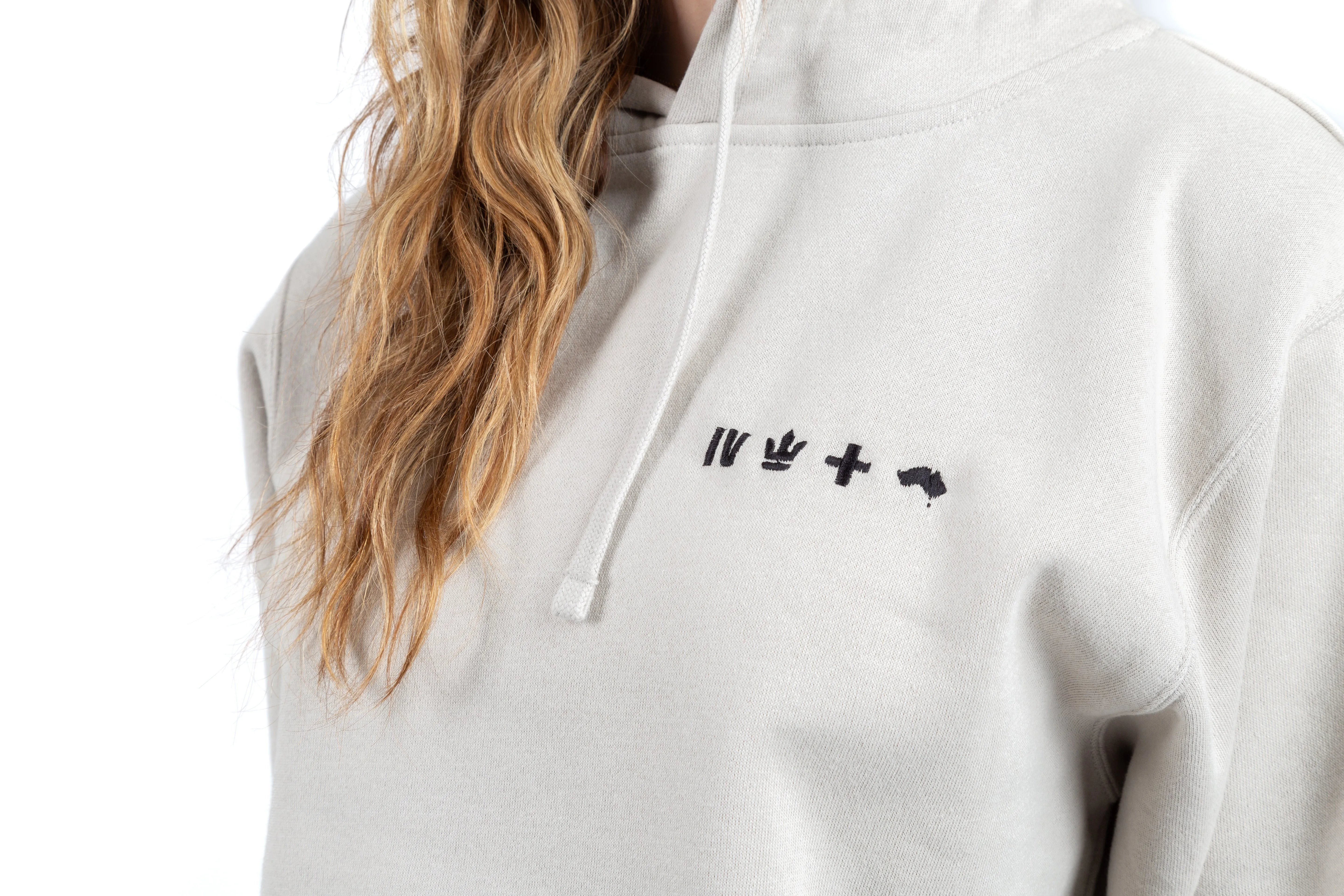 Sydney Embroidered Symbols Hoodie