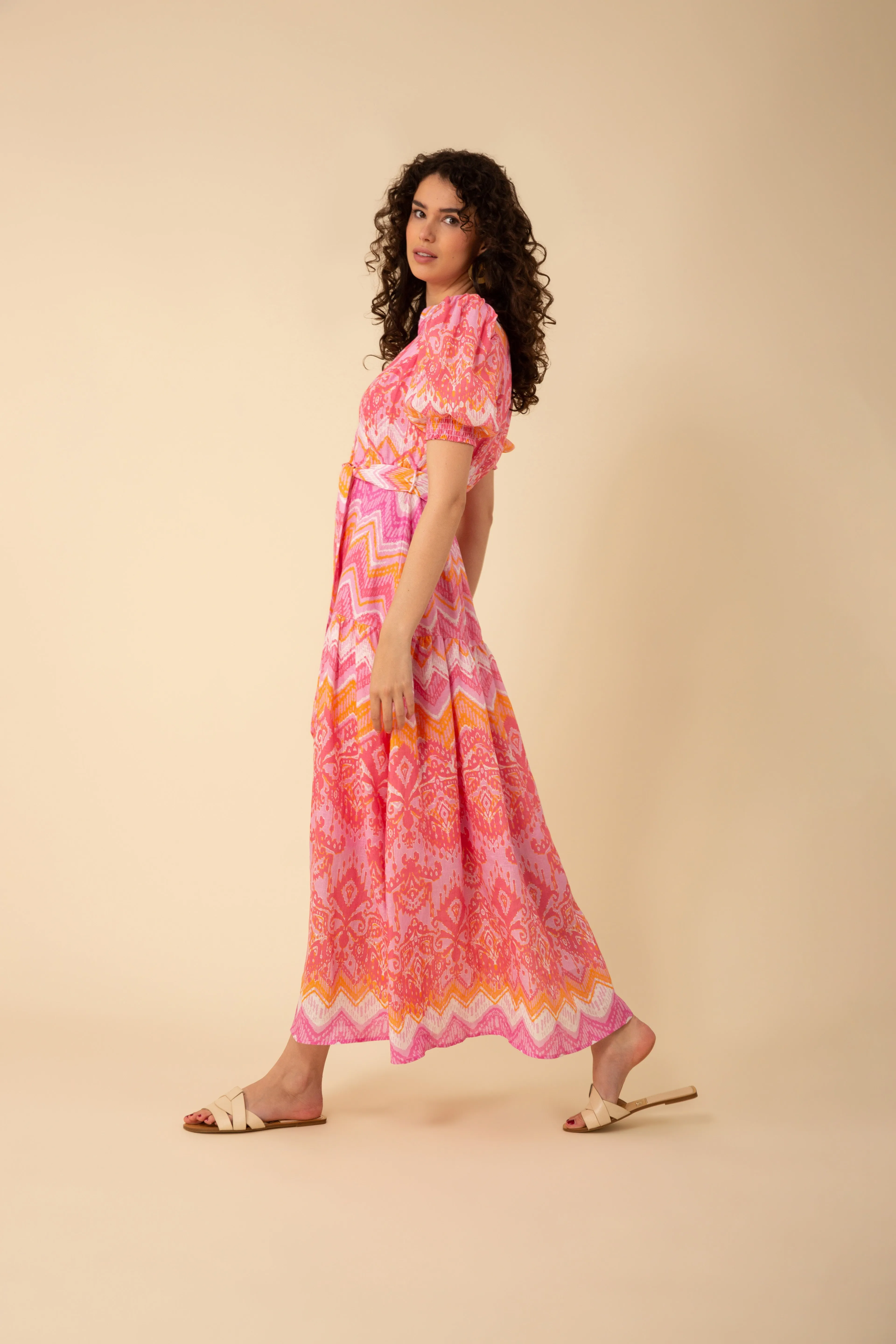 Sydney Linen Maxi Dress