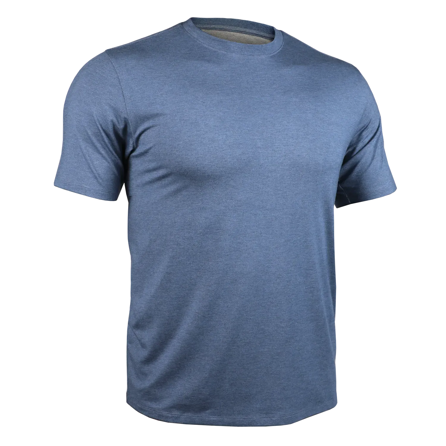 T-Shirt Crew Luxury Heathered Indigo