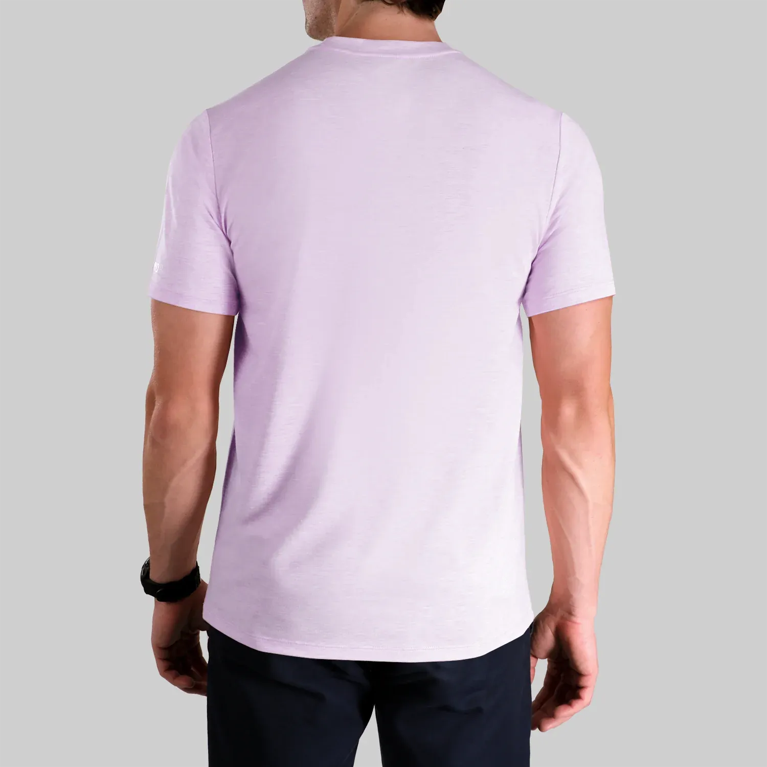 T-Shirt Crew Luxury Heathered Lavender