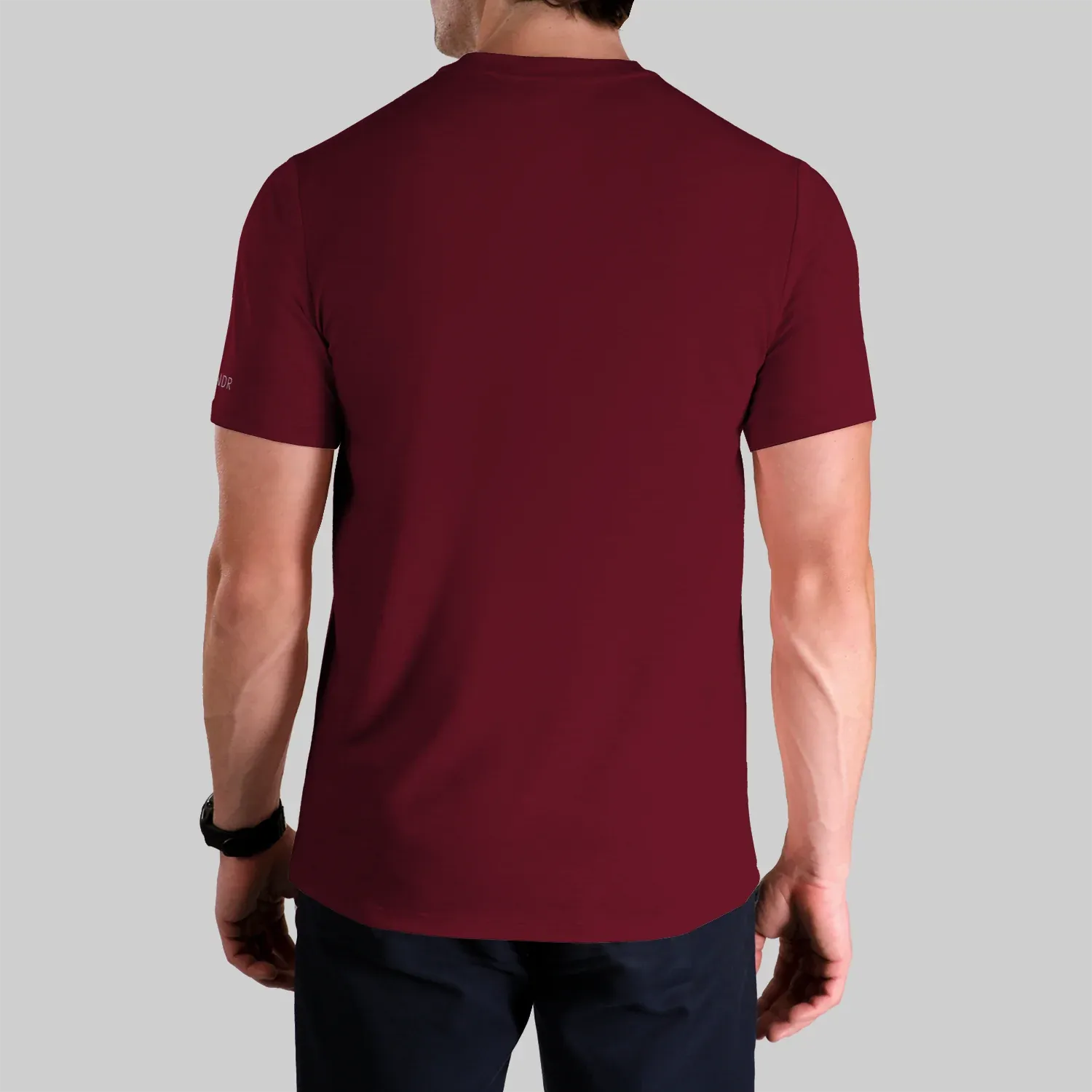 T-Shirt Crew Luxury Merlot