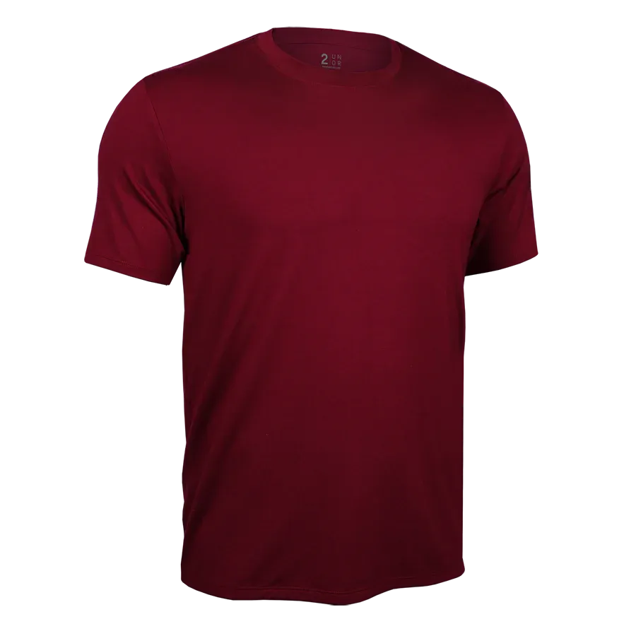 T-Shirt Crew Luxury Merlot