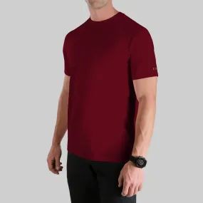 T-Shirt Crew Luxury Merlot