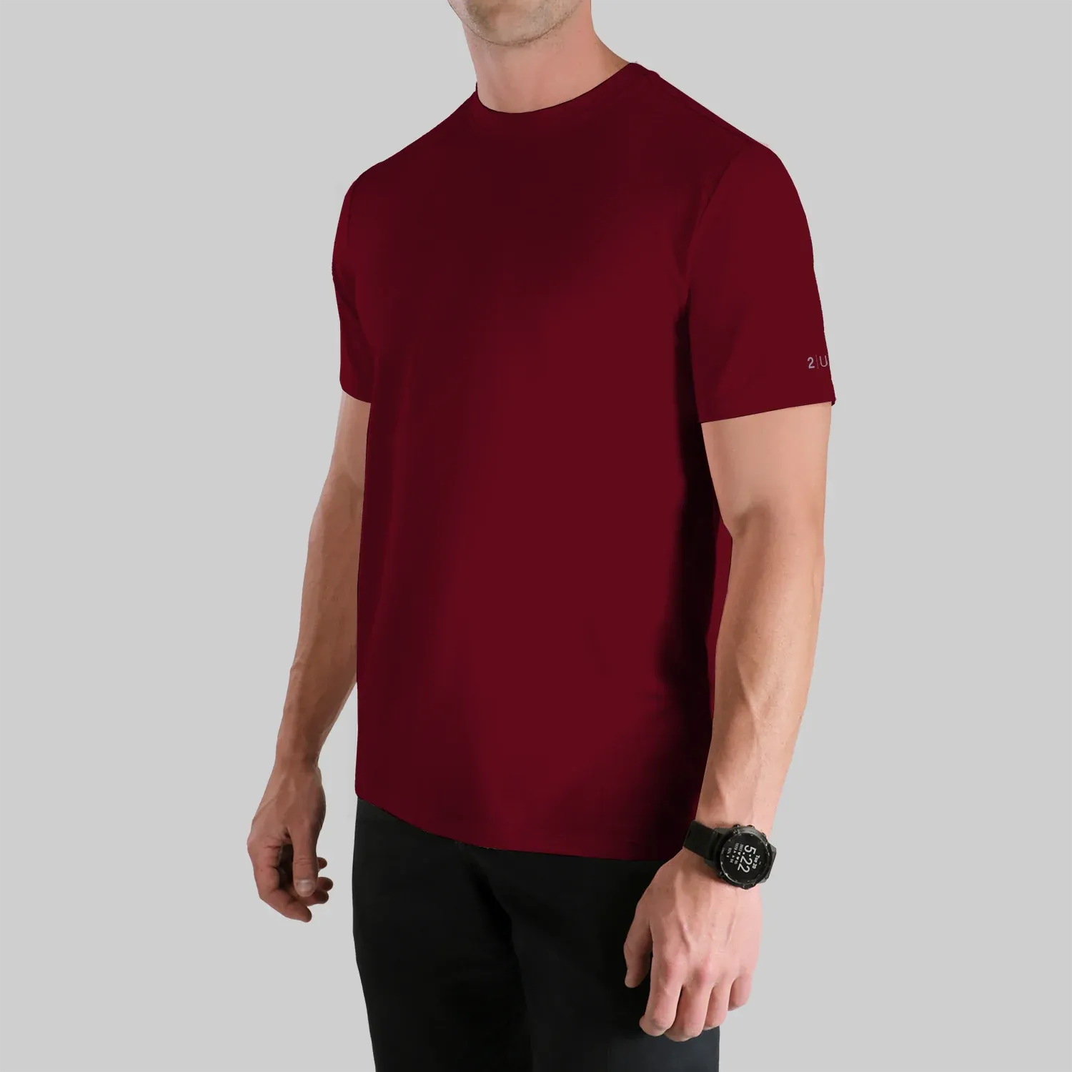 T-Shirt Crew Luxury Merlot