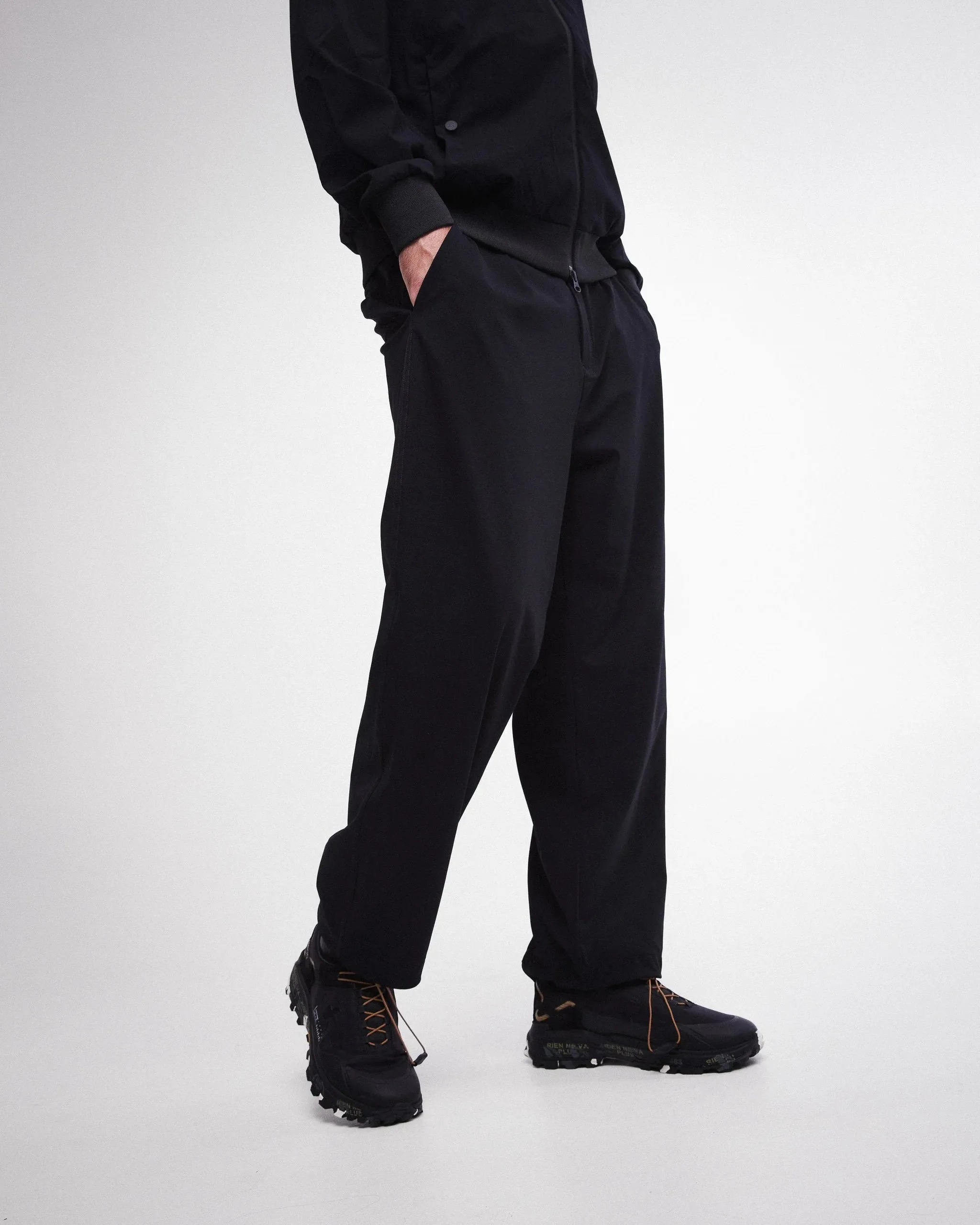 Technical Fabric Trousers Black PR419100