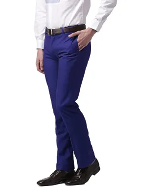 The DS Men's Slim fit Blue Trouser