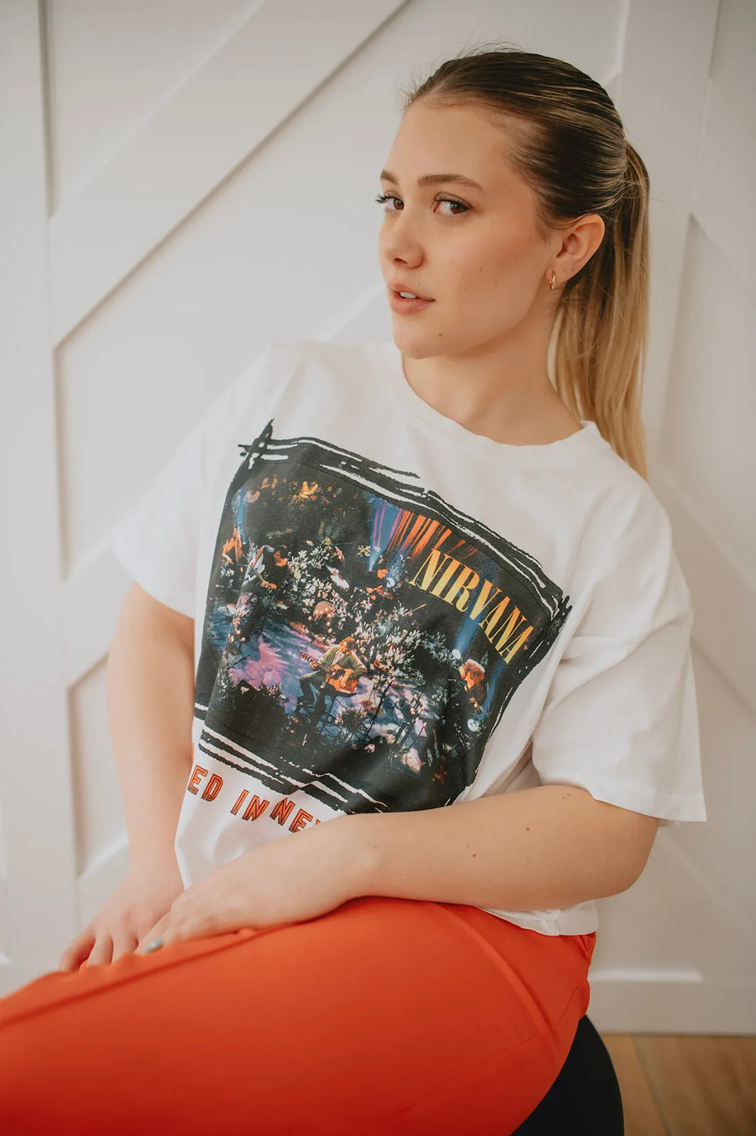 The Nirvana Unplugged in New York Merch Tee by Daydreamer