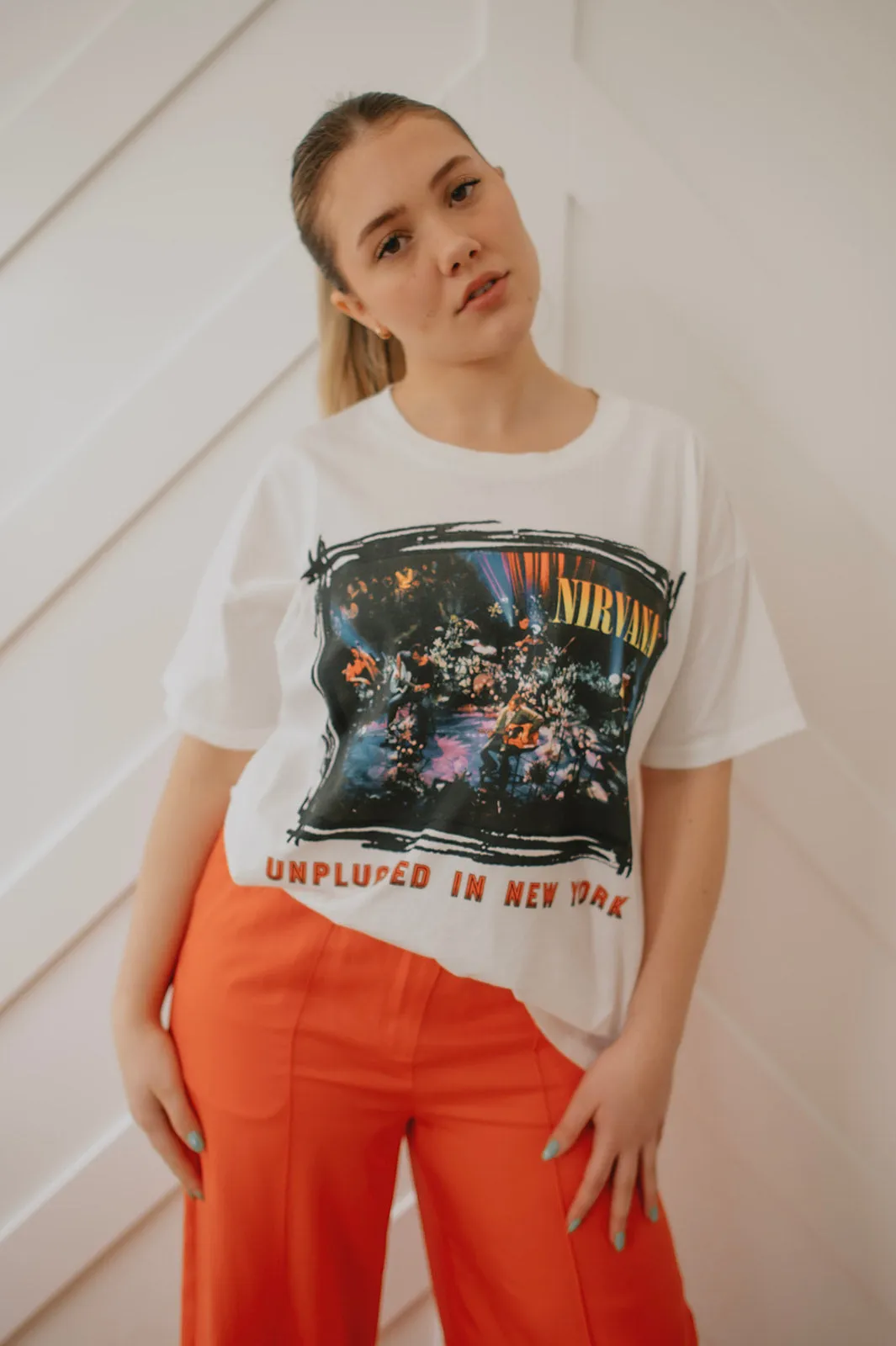 The Nirvana Unplugged in New York Merch Tee by Daydreamer