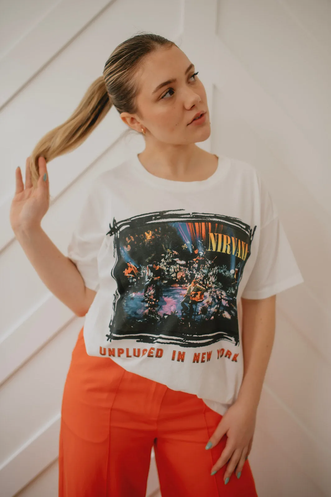 The Nirvana Unplugged in New York Merch Tee by Daydreamer