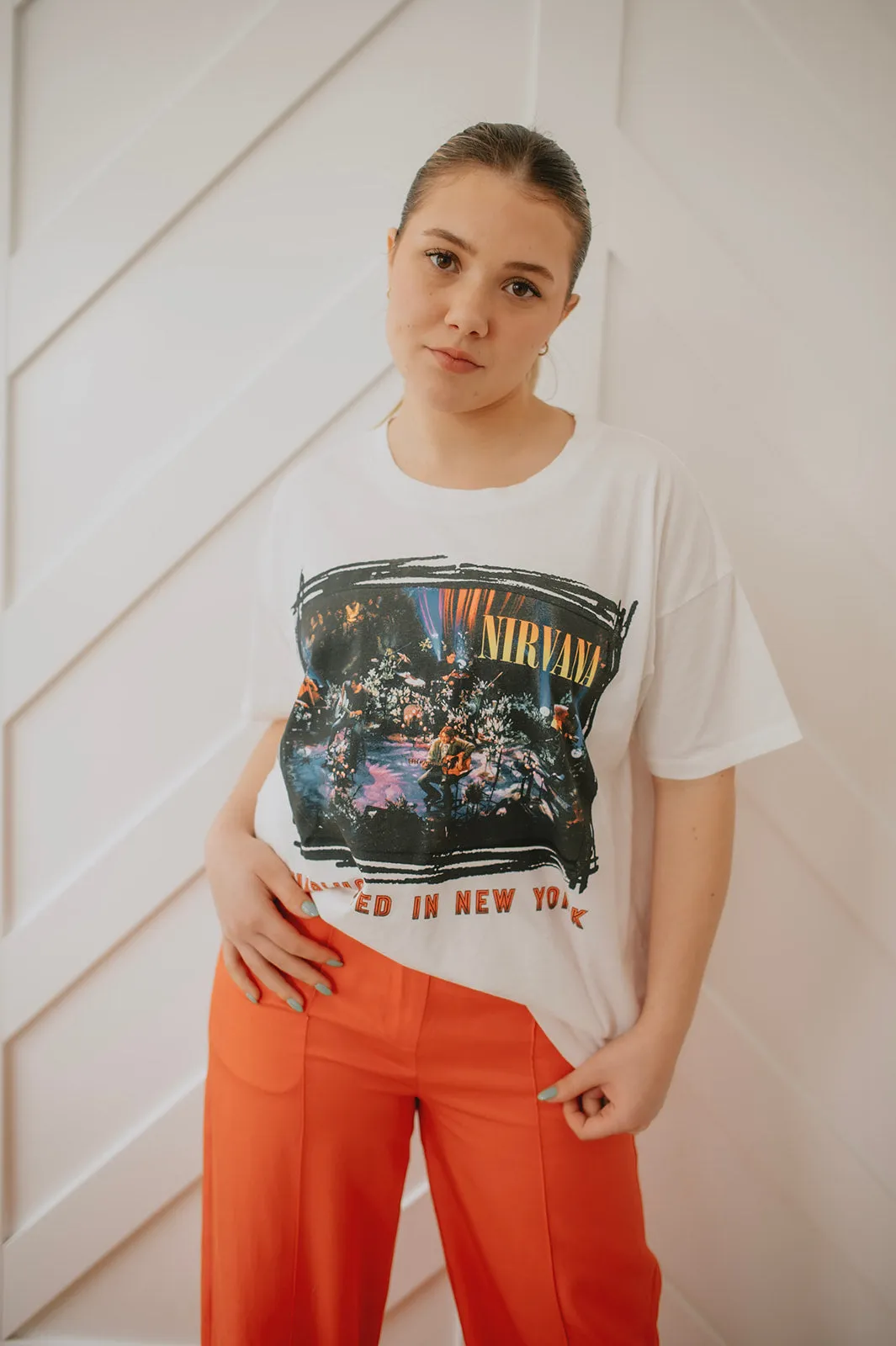 The Nirvana Unplugged in New York Merch Tee by Daydreamer